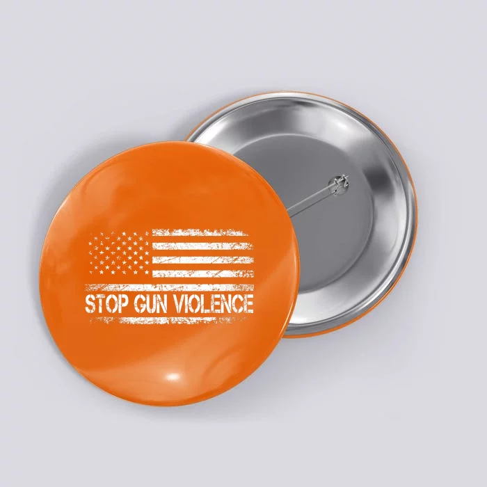 Stop Gun Violence End Gun Violence America Flag Button