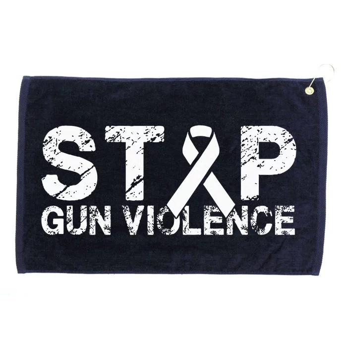 Stop Gun Violence Gun Control Enough Is Enough Grommeted Golf Towel