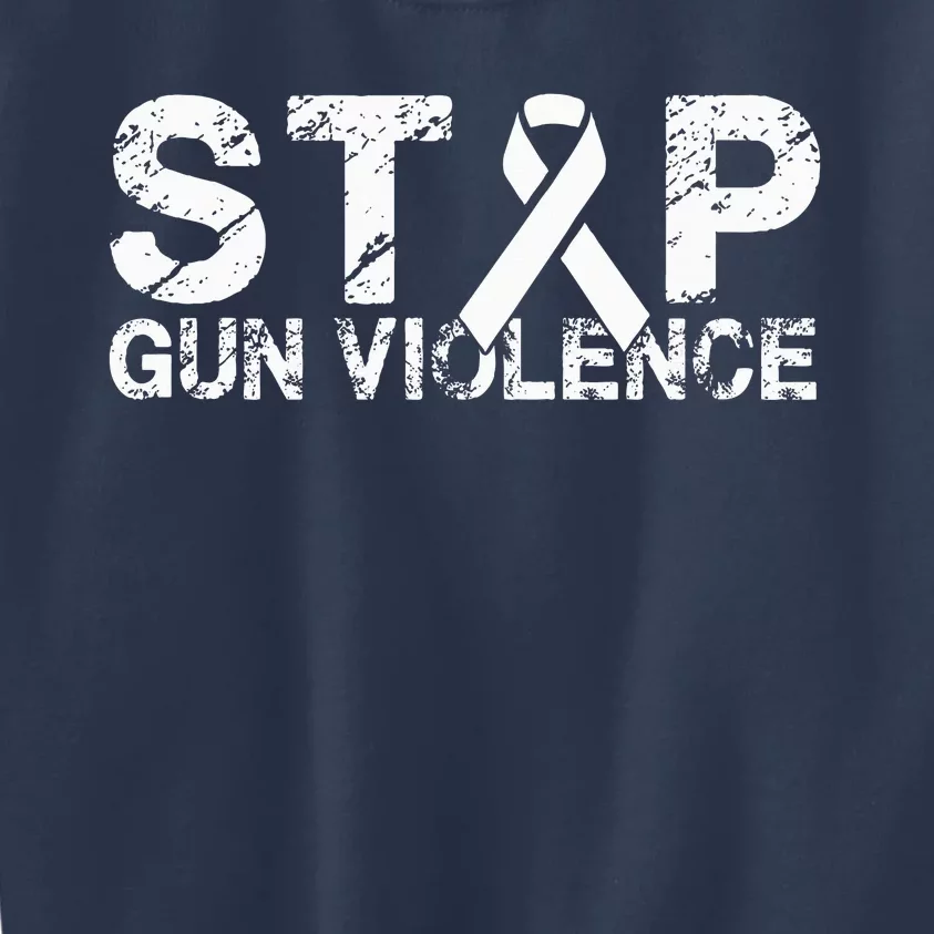 Stop Gun Violence Gun Control Enough Is Enough Kids Sweatshirt