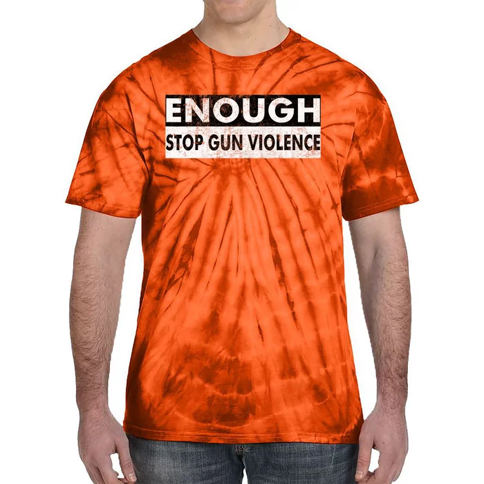 Stop Gun Violence Orange Tie-Dye T-Shirt