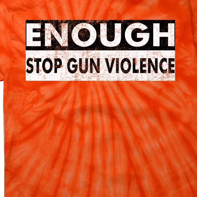 Stop Gun Violence Orange Tie-Dye T-Shirt