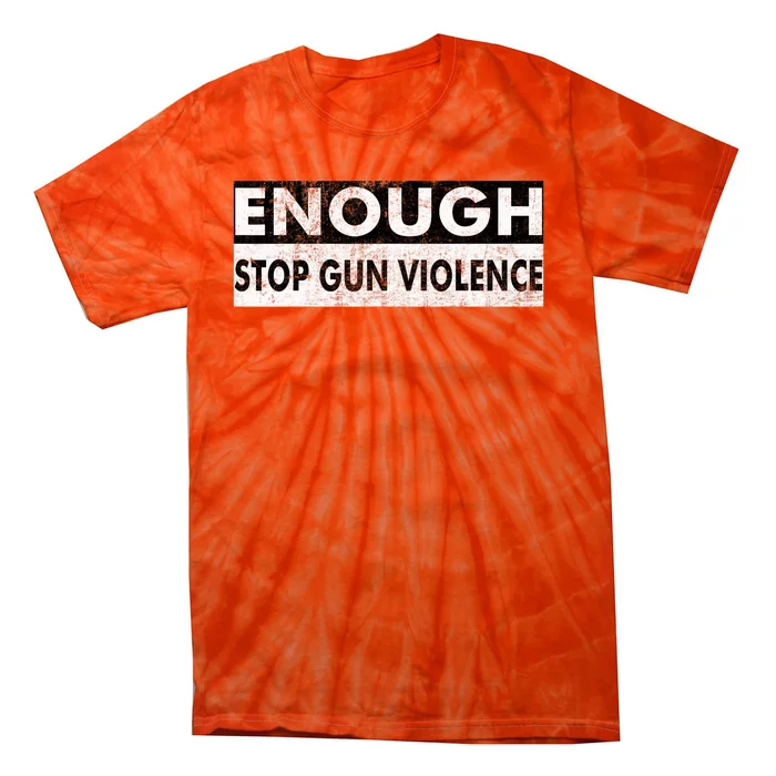 Stop Gun Violence Orange Tie-Dye T-Shirt