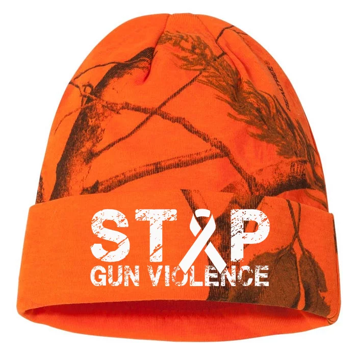 Stop Gun Violence Gun Control Enough Is Enough Kati - 12in Camo Beanie