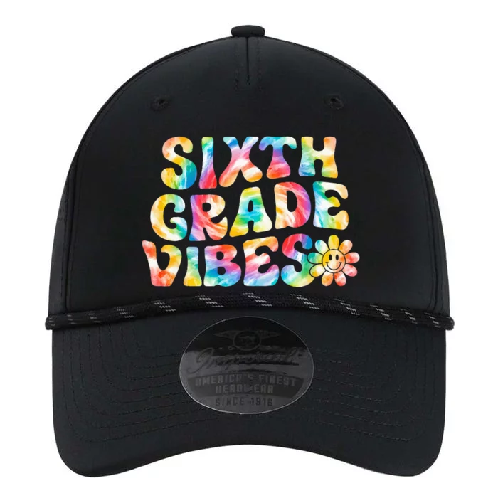 Sixth Grade Vibes 6th Grade Team Retro Back To School Performance The Dyno Cap