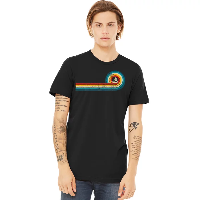 Surfer Gift Vintage Wave Retro Surfing Surf Beach Premium T-Shirt