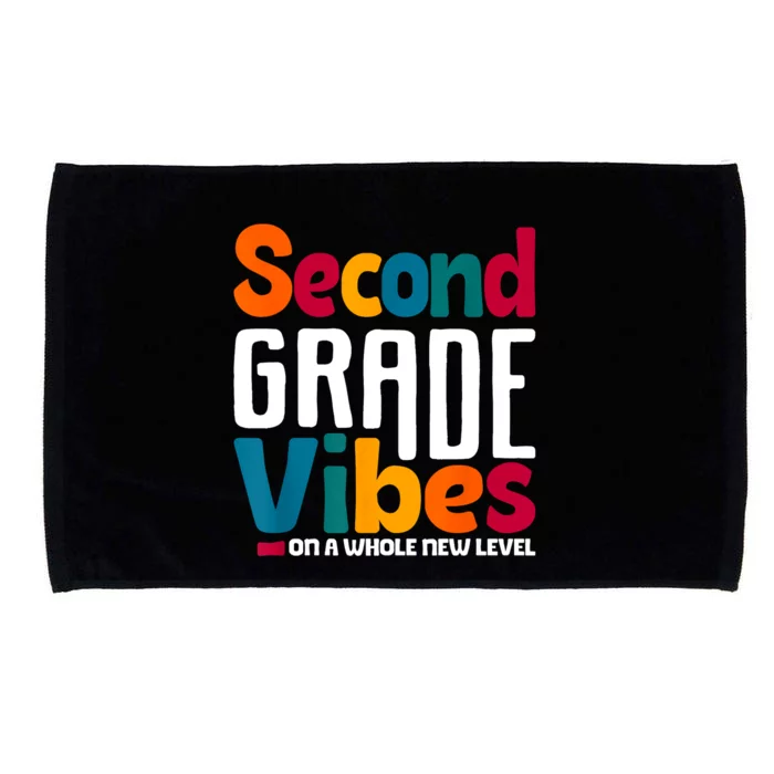 Second Grade Vibes Vintage 1st Day Of School Team 2nd Grade Microfiber Hand Towel