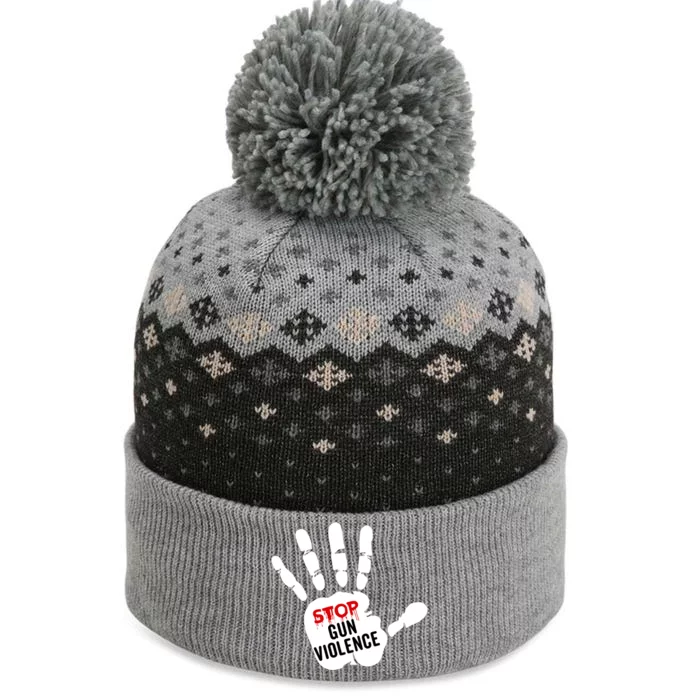 Stop Gun Violence Anti Gun Pro Life The Baniff Cuffed Pom Beanie