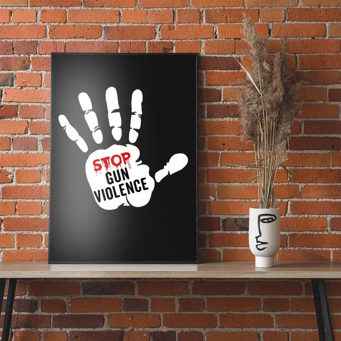 Stop Gun Violence Anti Gun Pro Life Poster