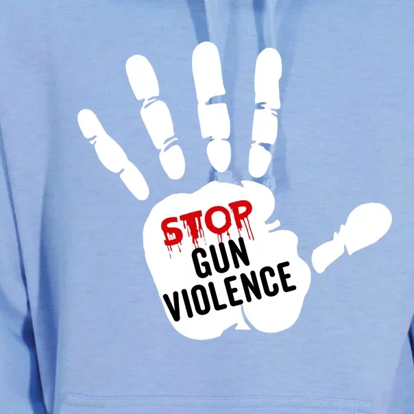 Stop Gun Violence Anti Gun Pro Life Unisex Surf Hoodie