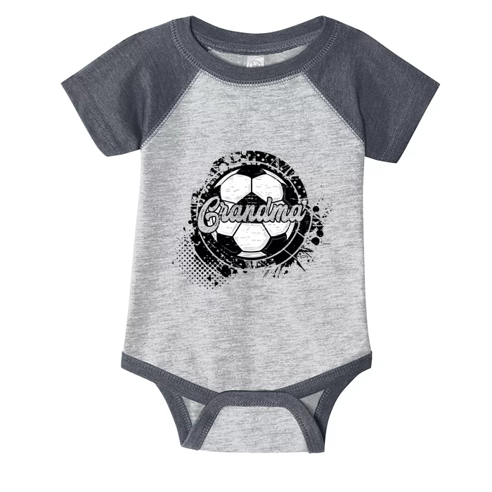 Soccer Grandma Vintage Soccer Family Matching Infant Baby Jersey Bodysuit