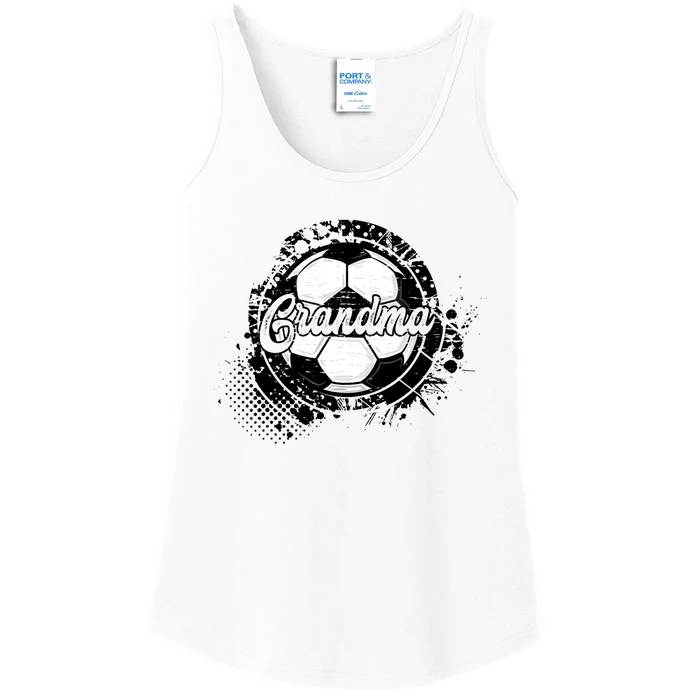 Soccer Grandma Vintage Soccer Family Matching Ladies Essential Tank