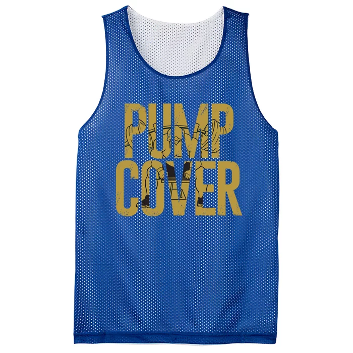 S Gym Wear Funny Dad Pump Cover Gift Mesh Reversible Basketball Jersey Tank