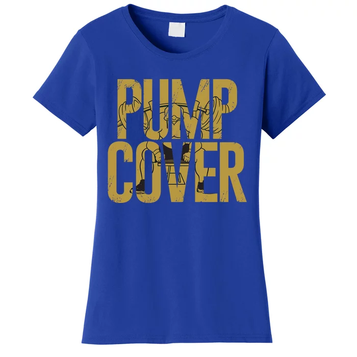 S Gym Wear Funny Dad Pump Cover Gift Women's T-Shirt