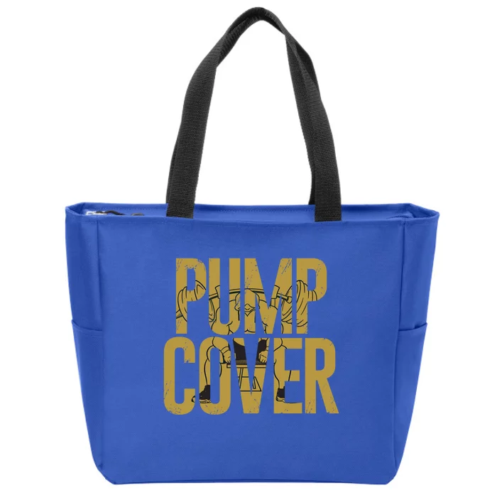 S Gym Wear Funny Dad Pump Cover Gift Zip Tote Bag