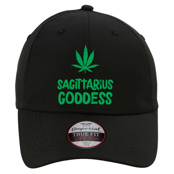 Sagittarius Goddess Weed Leaf Marijuana Horoscope Astrology Gift The Original Performance Cap