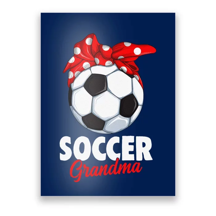 Soccer Grandma Women Poster