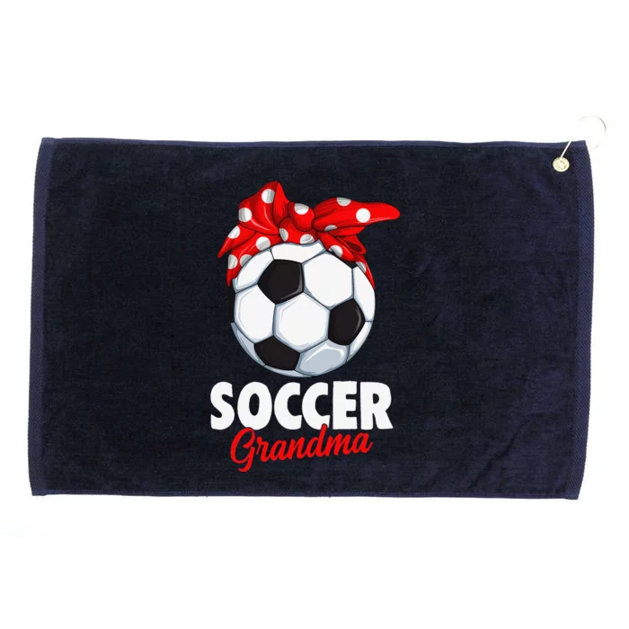 Soccer Grandma Women Grommeted Golf Towel