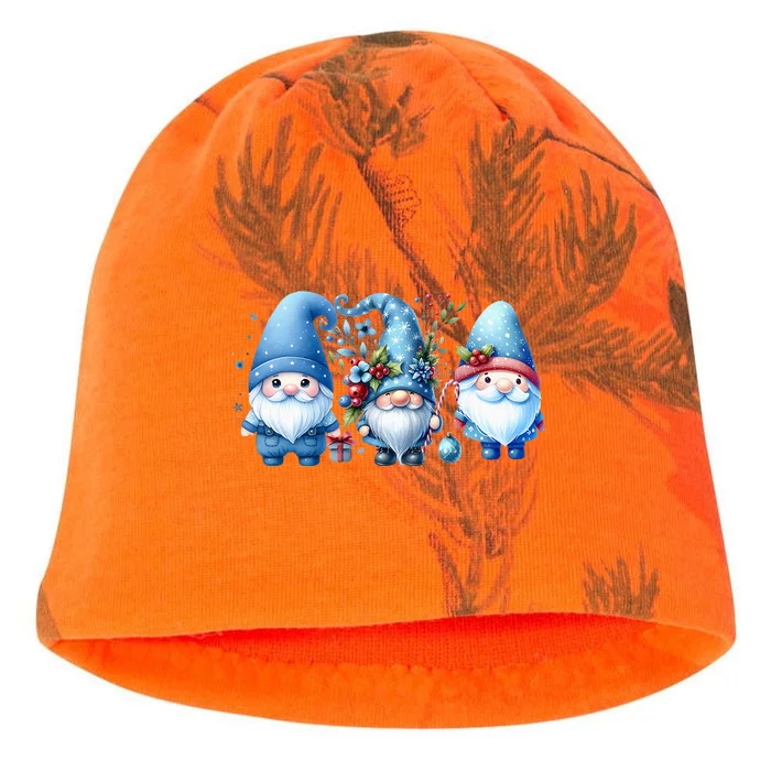 Snowman Gonomies With Snowflakes Cute Winter Gnome Kati - Camo Knit Beanie