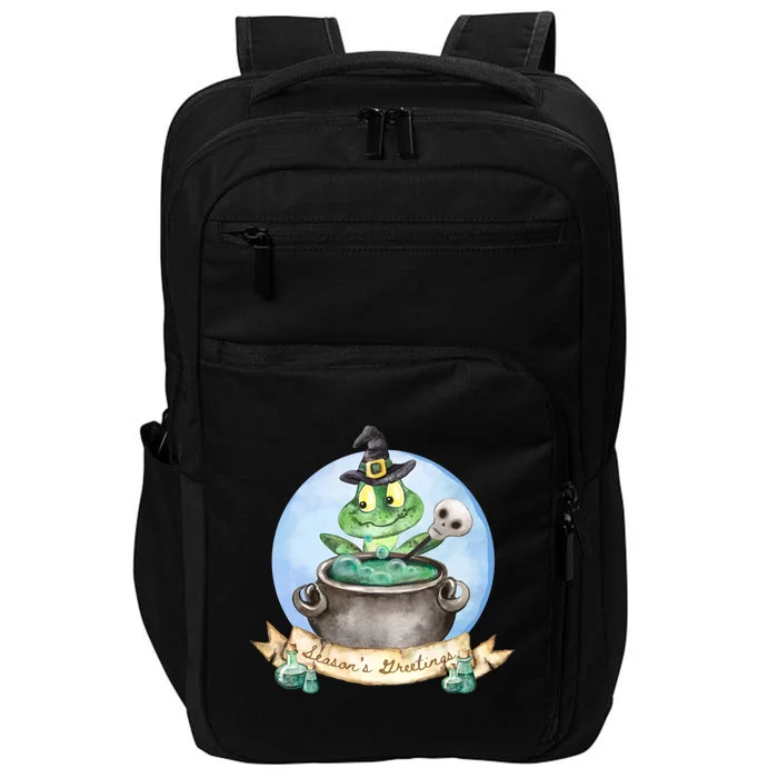 Season's Greetings Witchy Halloween Meaningful Gift Impact Tech Backpack