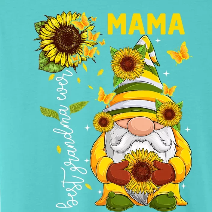 Sunflower Gnome With Bee Funny Hippie Mama For Flower Cute Gift ChromaSoft Performance T-Shirt