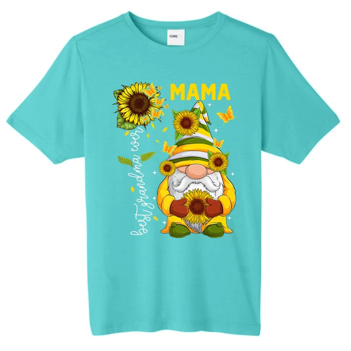 Sunflower Gnome With Bee Funny Hippie Mama For Flower Cute Gift ChromaSoft Performance T-Shirt