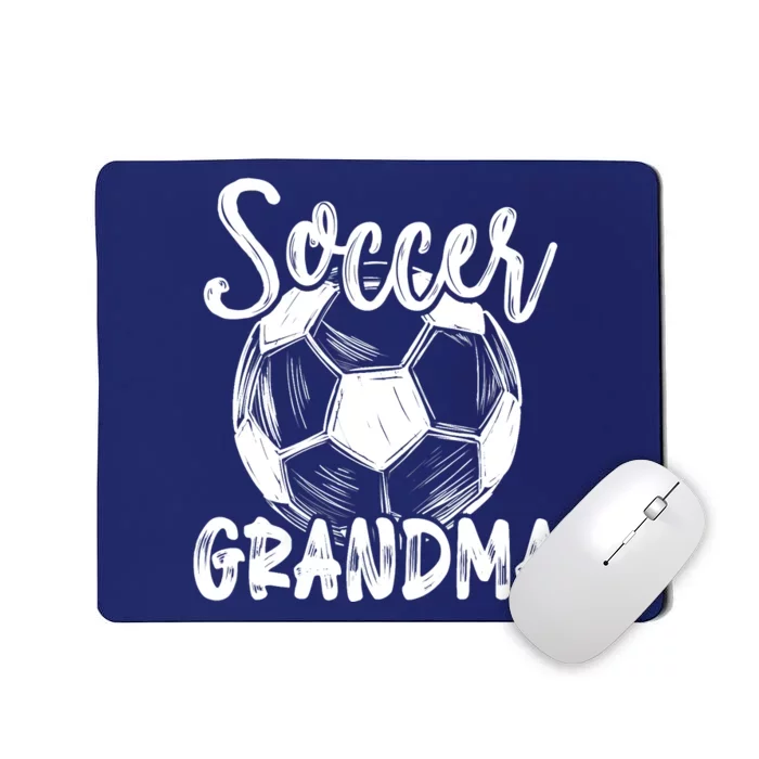 Soccer Grandma Wo Family Matching Team Player Soccer Ball Mousepad