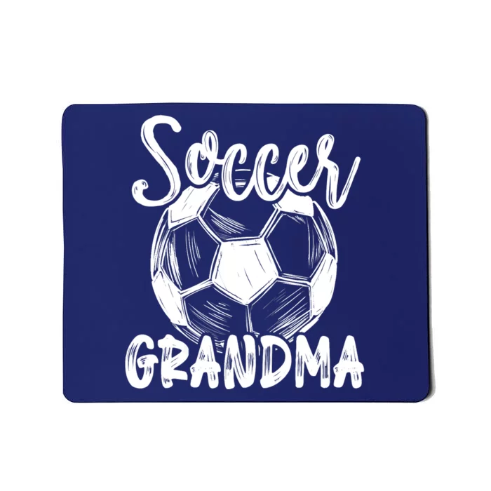 Soccer Grandma Wo Family Matching Team Player Soccer Ball Mousepad