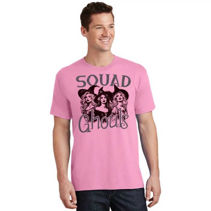 Squad Ghouls Witches Halloween Festive T-Shirt