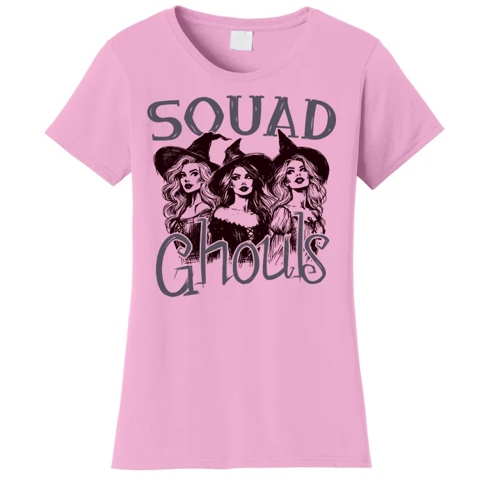 Squad Ghouls Witches Halloween Festive Women's T-Shirt