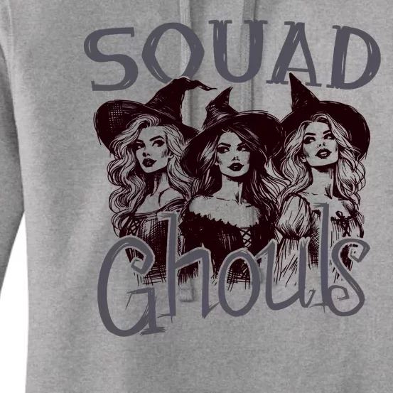 Squad Ghouls Witches Halloween Festive Women's Pullover Hoodie