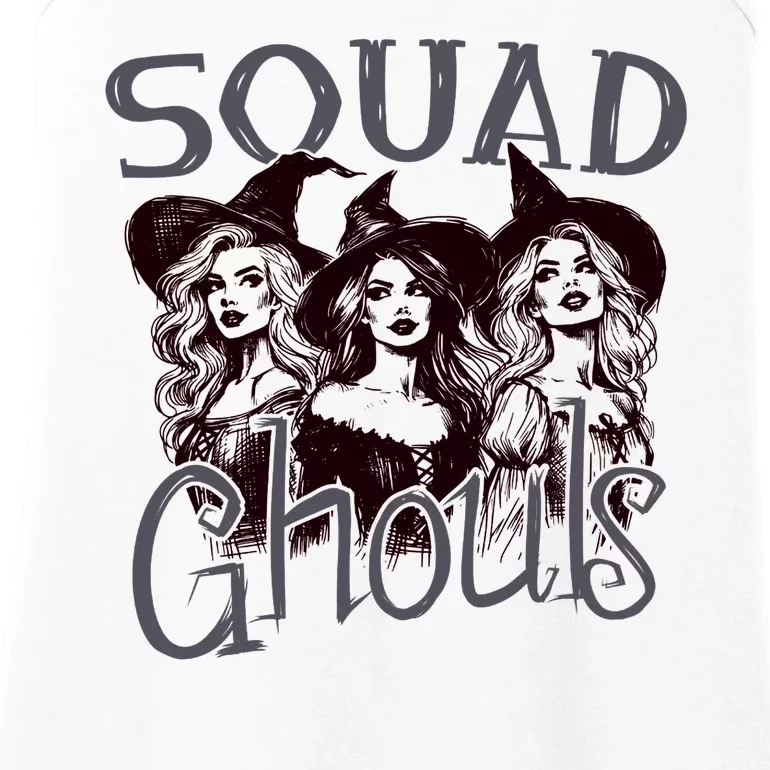 Squad Ghouls Witches Halloween Festive Ladies Essential Tank