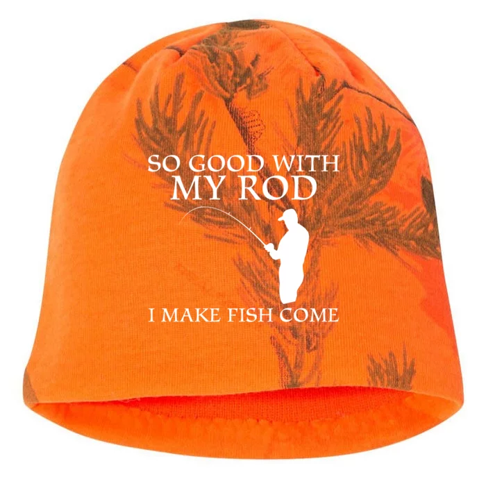 SO GOOD WITH MY ROD I MAKE FISH COME Kati - Camo Knit Beanie