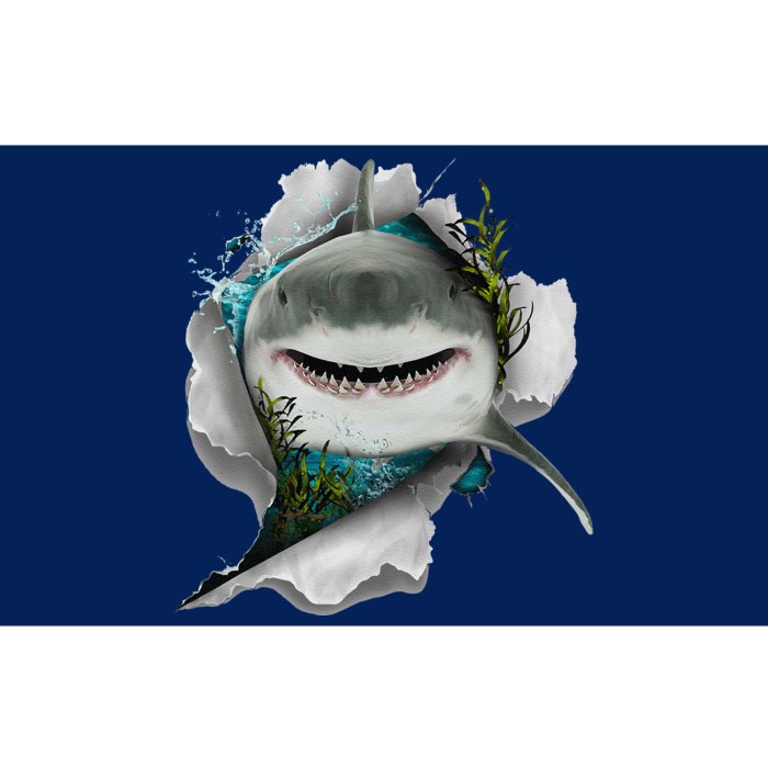 Shark Great White Shark Deep Sea Fishing Funny Shark Bumper Sticker