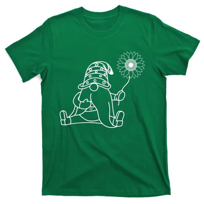 Summer Gnomes With Sunflower Graphic T-Shirt