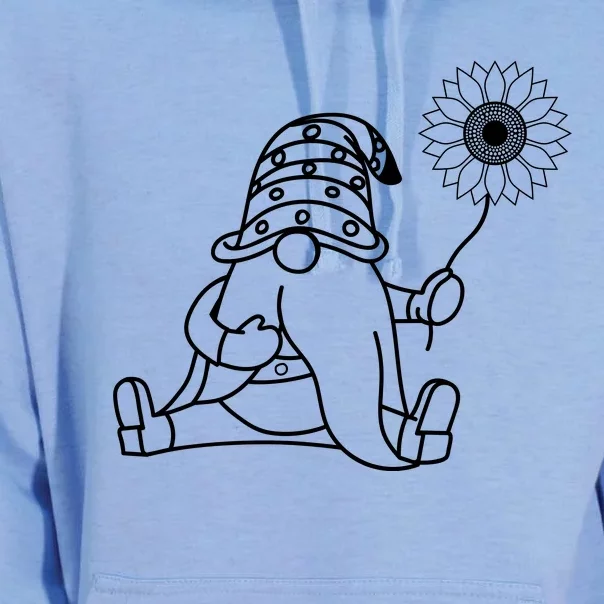 Summer Gnomes With Sunflower Graphic Unisex Surf Hoodie