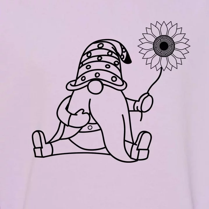 Summer Gnomes With Sunflower Garment-Dyed Sweatshirt