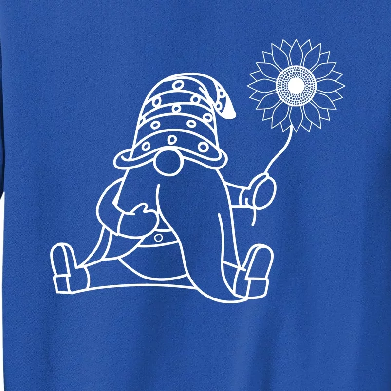 Summer Gnomes With Sunflower Graphic Tall Sweatshirt