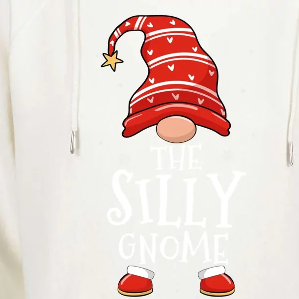 Silly Gnome Xmas Family Matching Funny Christmas Gnomes Cool Gift Womens Funnel Neck Pullover Hood