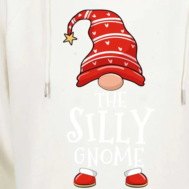 Silly Gnome Xmas Family Matching Funny Christmas Gnomes Gift Womens Funnel Neck Pullover Hood