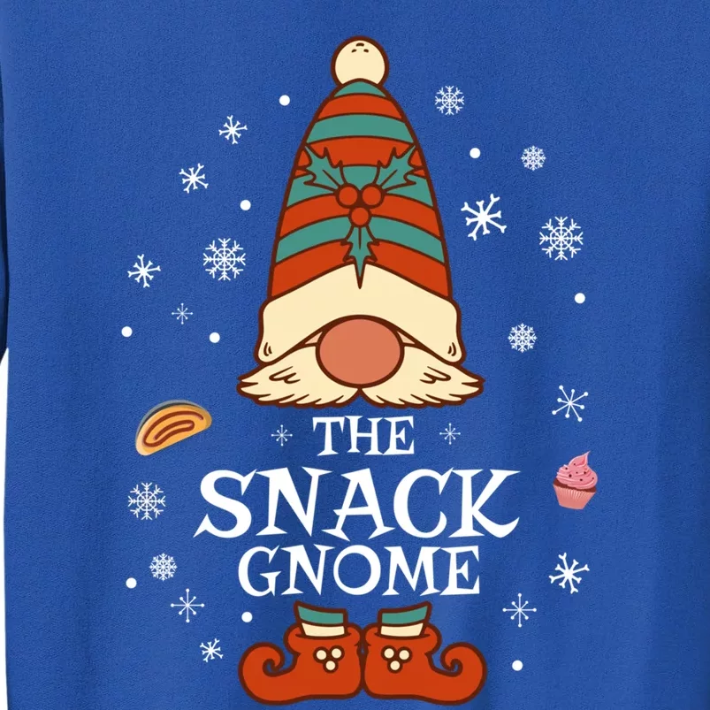 Snack Gnome Xmas Funny Family Matching Christmas Party Cake Cute Gift Sweatshirt