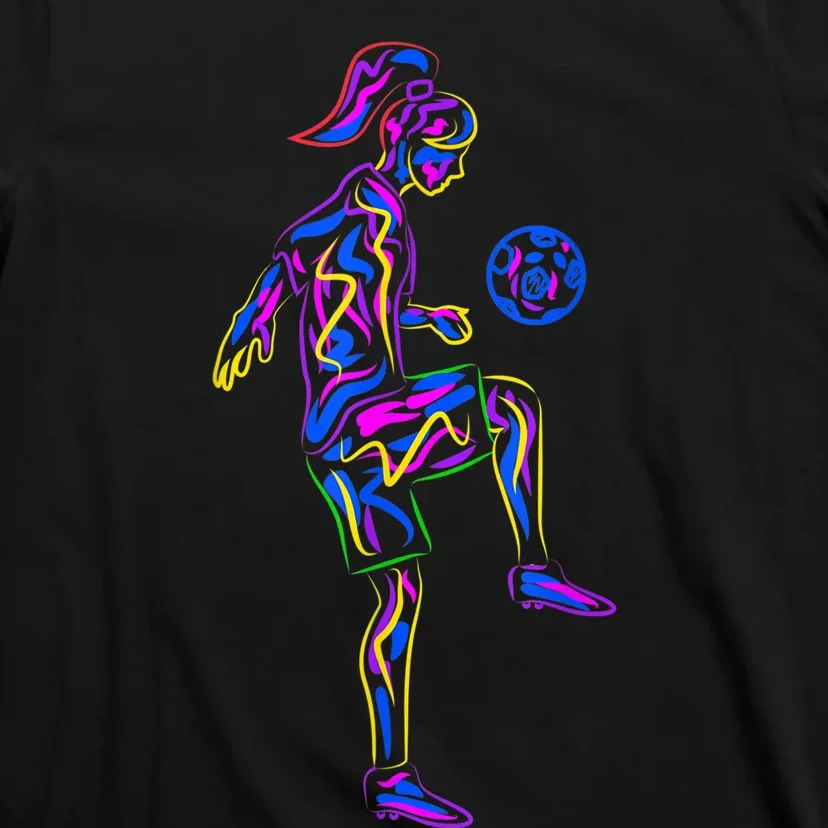 Soccer Girl Youth Women Players TShirt T-Shirt