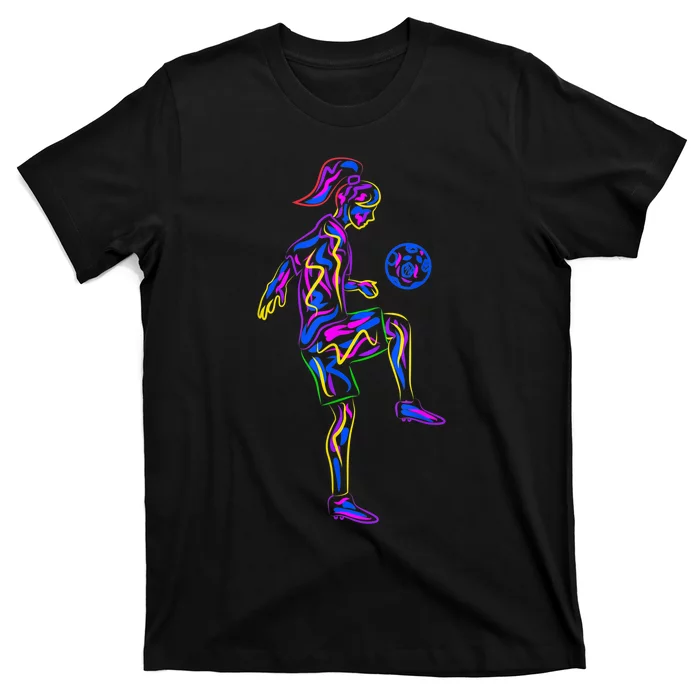 Soccer Girl Youth Women Players TShirt T-Shirt