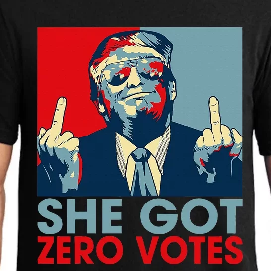 She Got Zero Vote Trump 2024 Pajama Set