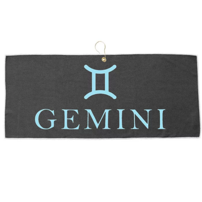 Sign Gemini Zodiac Large Microfiber Waffle Golf Towel