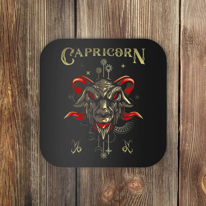 Sea Goat Zodiac Sign Symbol Horoscope Capricorn Coaster