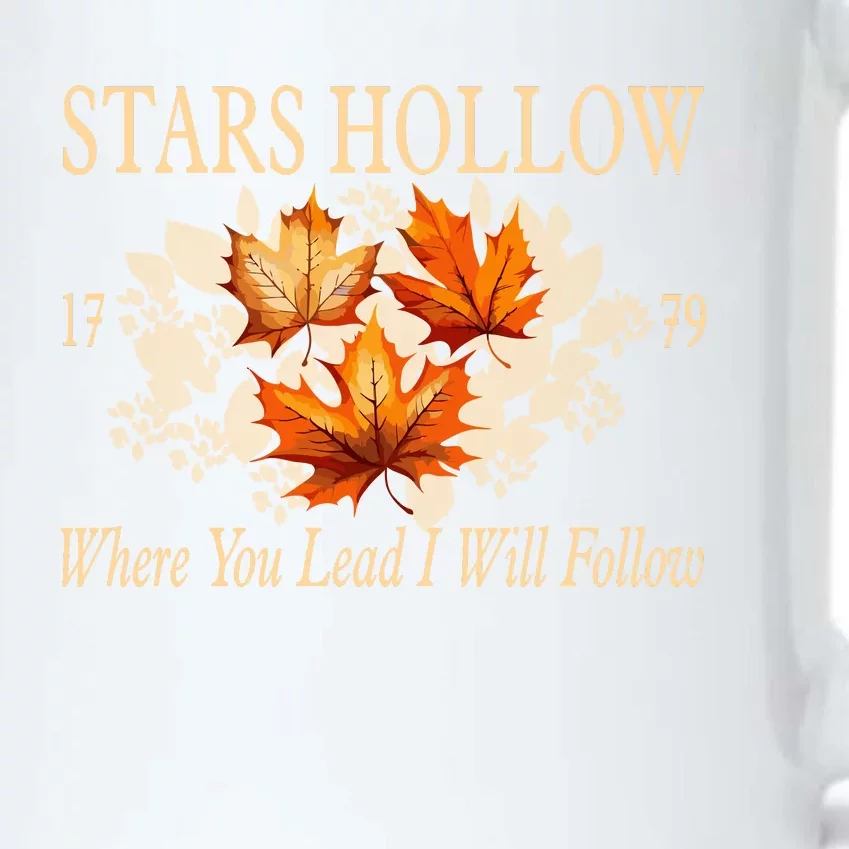 Stars Hollow 1779 Where You Lead I Will Follow Autumn Black Color Changing Mug