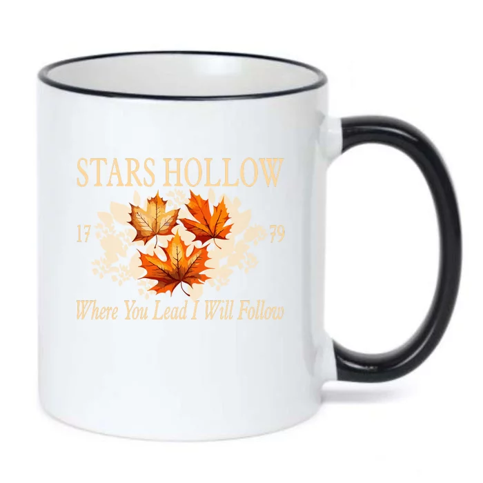 Stars Hollow 1779 Where You Lead I Will Follow Autumn Black Color Changing Mug