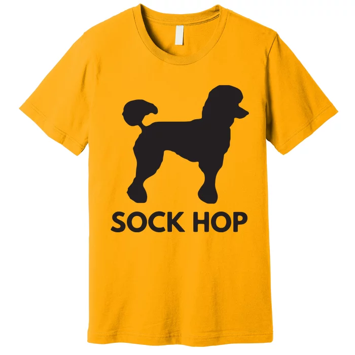 Sock Hop 50s Costume Big Poodle 1950s Party Premium T-Shirt