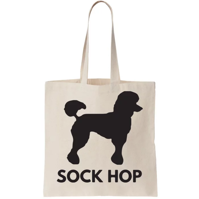 Sock Hop 50s Costume Big Poodle 1950s Party Tote Bag