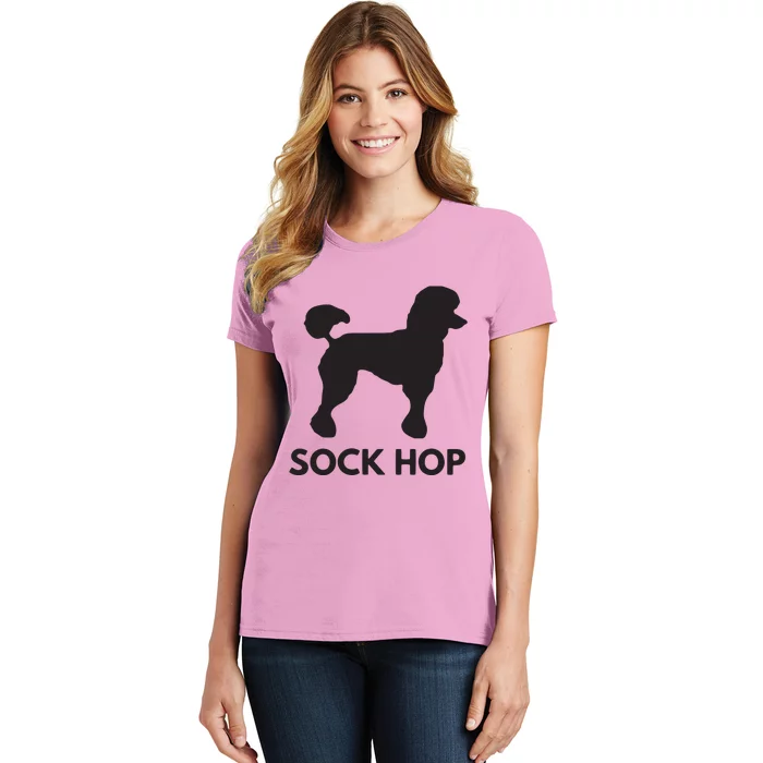 Sock Hop 50s Costume Big Poodle 1950s Party Women's T-Shirt